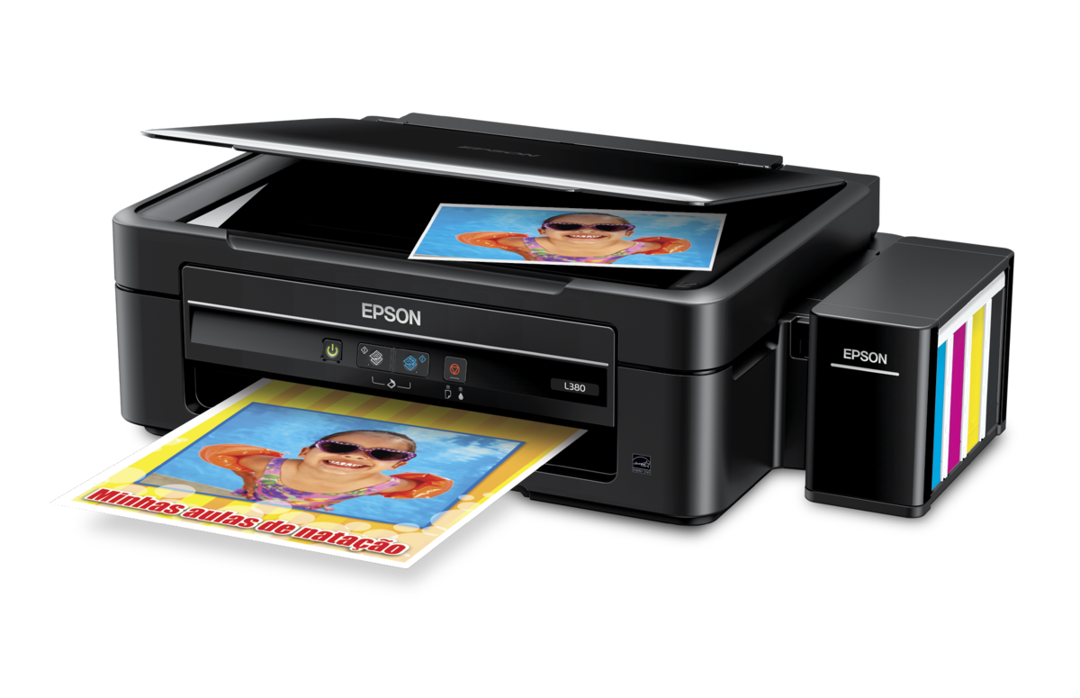 Impressora Epson EcoTank L380 Impressoras jato de tinta Impressora Epson EcoTank L380 Impressoras jato de tinta